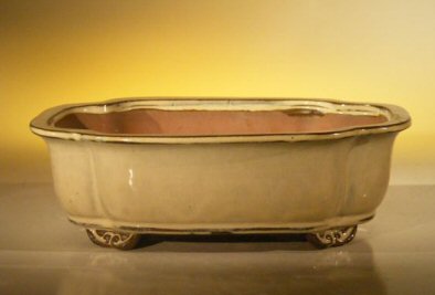 unknown Beige Ceramic Bonsai Pot - Rectangle<br><i>10 x 8 x 3.125</i>