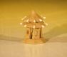 Ceramic 6-Sided Pavillion Figurine - 1 1/2