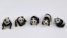 Image: Ceramic Panda Figurines- Set of 5 Various Poses 1 x 1.5