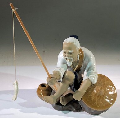 human miniature ceramic statue