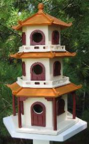 Buddhist Tower Birdhouse