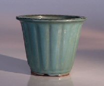 Ceramic Bonsai Pot - Round Cascade<br>5.75