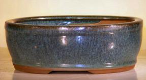 Ceramic Bonsai Pot - Oval<br>7.75