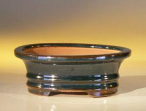Ceramic Bonsai Pot - Oval<br>6.125
