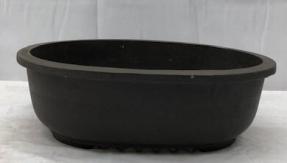 Brown Mica Bonsai Pot - Oval<br><i>15.0