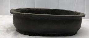 Brown Mica Bonsai Pot - Oval<br><i>16.0