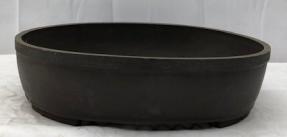 Brown Mica Bonsai Pot - Oval<br><i>16.25