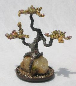 Root-over-rock Upright Bonsai Stone<br>