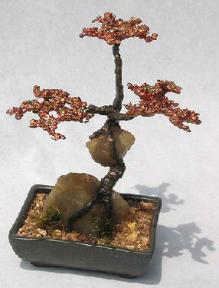 Root-over-rock Upright Bonsai Stone<br>