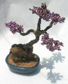 Root-over-rock Slanting Bonsai Stone