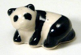 Ceramic Panda Figurine - Small