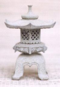 Japanese Stone Lantern - Hexagon