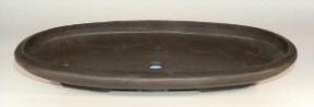 Brown Mica Forest Bonsai Pot - Oval<br><i>OD:19.5