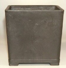 Brown Mica Bonsai Pot - Square Cascade<br><i>12.0