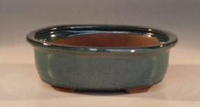 Blue/Green Oval Ceramic<br>9