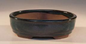 Blue/Green Oval Ceramic<br>8