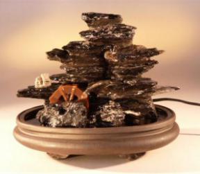 Mountain Rock Water Wheel  Fountain<br>