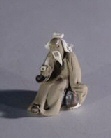 Ceramic Figurine  - Man With Pipe 1.5