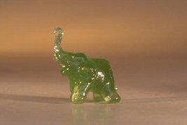 Glass Elephant  Figurine