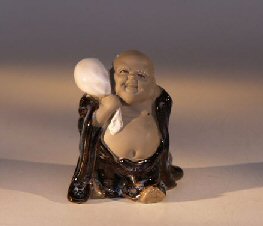 Buddha Figurine with Blue Robe<br>