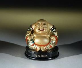 Buddha Miniature Gold Figurine<br>