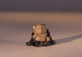 Miniature Longevity Buddha Figurine