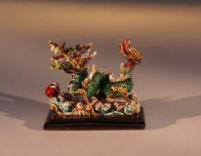 Miniature Dragon Figurine Facing to the Left