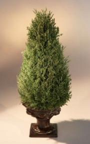 Artificial Classic Cone Cedar Topiary 