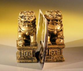 Lion Figurines - Paper Organizer<br>