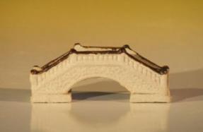 Miniature Ceramic Bridge Figurine - 2.75