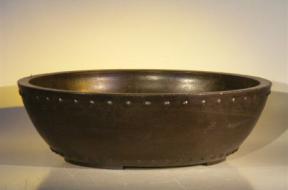 Mica Bonsai Pot - Round Drum Style