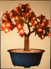 Artificial Fiber Optic Bonsai Tree 