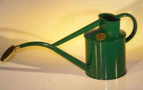 Green Metal Watering Can  - 2 Pints