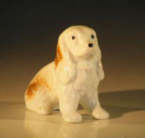 Porcelain Dog Figurine<br>
