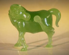 Miniature Glass Horse Figurine