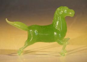 Miniature Glass Horse Figurine