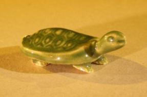 Ceramic Turtle Miniature Figurine