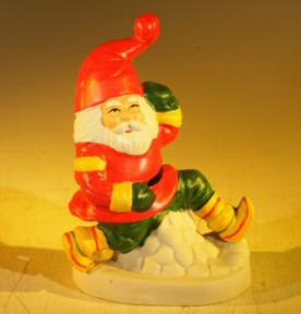 Ceramic Santa Claus Figurine<br>4.5