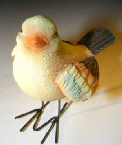 Miniature Chick Figurine Light Blue