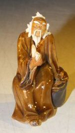 Ceramic Miniature Figurine<br><i></i>Man Holding a Pipe<br><i></i>Fine Detail