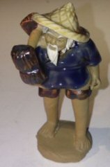 Ceramic Figurine<br>Miniature Farmer