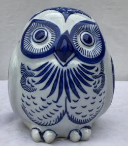 Porcelain Owl Figurine<br>6.0