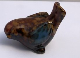 Miniature Ceramic Bird Figurine - 2