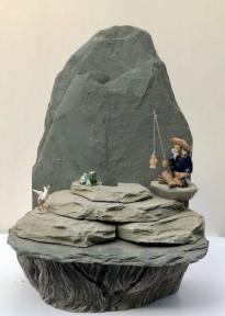 Hand Made Rock Fountain - 13