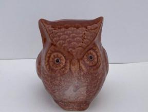 Ceramic Owl Figurine<br>3.25