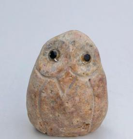 Miniature Pebble Owl Figurine - 2