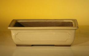 Ceramic Bonsai Pot  - Rectangle<br>7.5