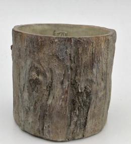 Faux Tree Stump Bonsai Pot - 9