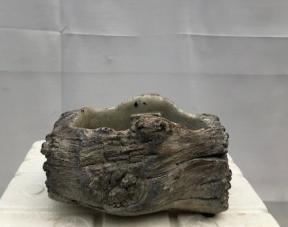 Faux Log Bonsai Pot - 6