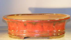 Ceramic Bonsai Pot - Oval<br><i></i>12.0